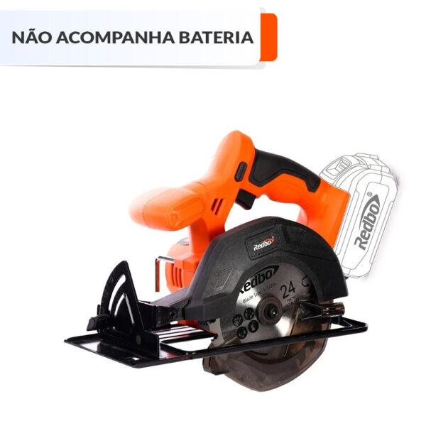 Serra Circular A Bateria21v 140mm Redbo CS21v140 Sem Bateria
