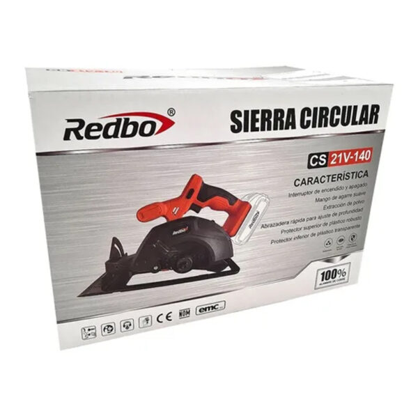 Kit Serra Circular 20v 140mm CS21v140 c/bat 3ah e carregador