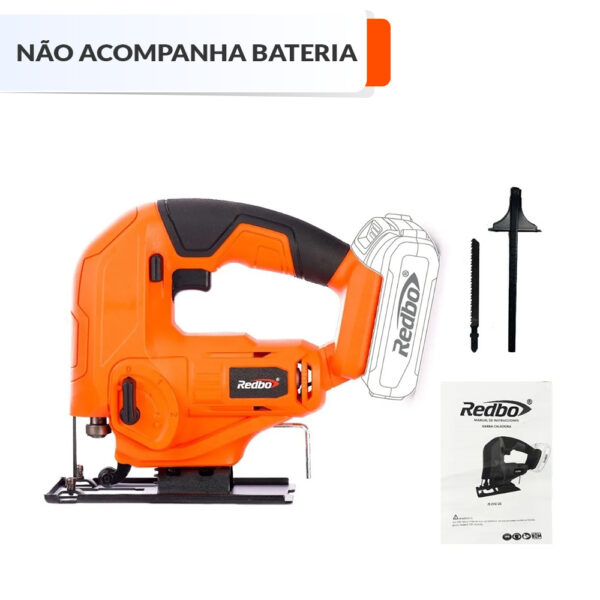 Serra Tico Tico Bateria 20v – Redbo Js21v-25 Sem Bateria