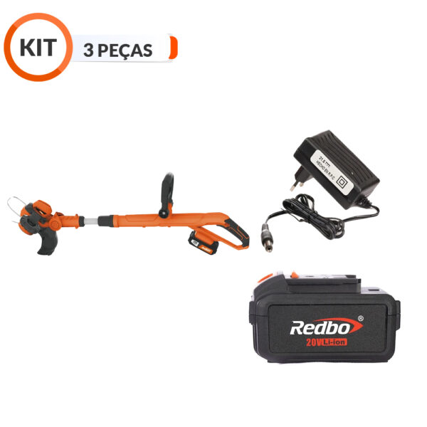 KIT Cortador de grama GT 18v-250 c/bat 3ah e carregador